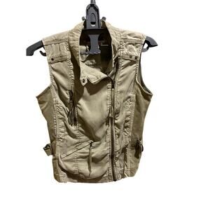 Peyton Jenison Green Utility Vest Jacket Women’s Size Small